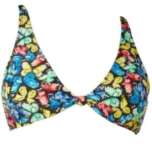 No Boundaries Juniors Butterfly Knot Bikini Top Small‎ 3-5 New With Tags